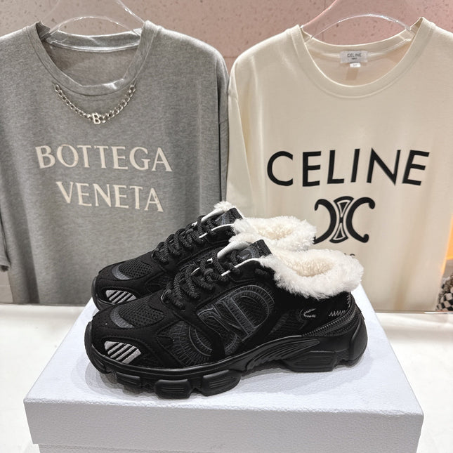 DIOR CHRONO SNEAKER 25S IN BLACK SUEDE AND MESH FABRIC STYLE 6