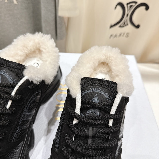 DIOR CHRONO SNEAKER 25S IN BLACK SUEDE AND MESH FABRIC STYLE 6