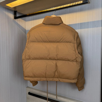 MONCLER 25S CONVERTIBLE JACKET IN BROWN 035