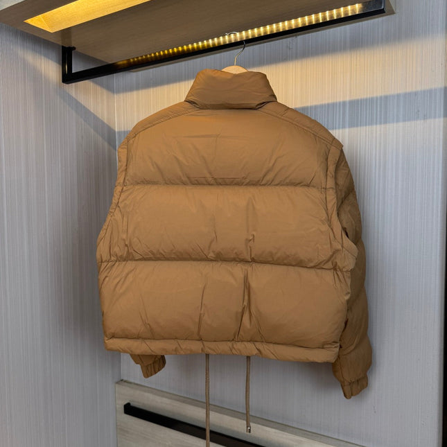 MONCLER 25S CONVERTIBLE JACKET IN BROWN 035