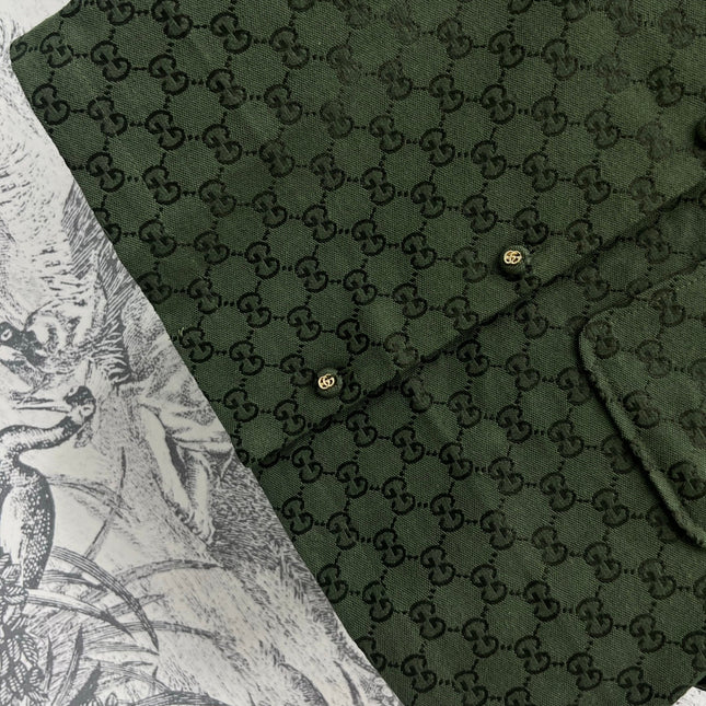 GUCCI SHORT-SLEEVE LAPEL SHIRT STYLE 100