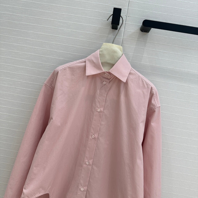 Loewe 25 Shirt Pink Cotton