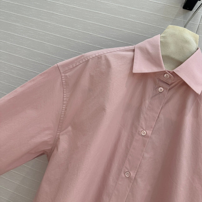 Loewe 25 Shirt Pink Cotton