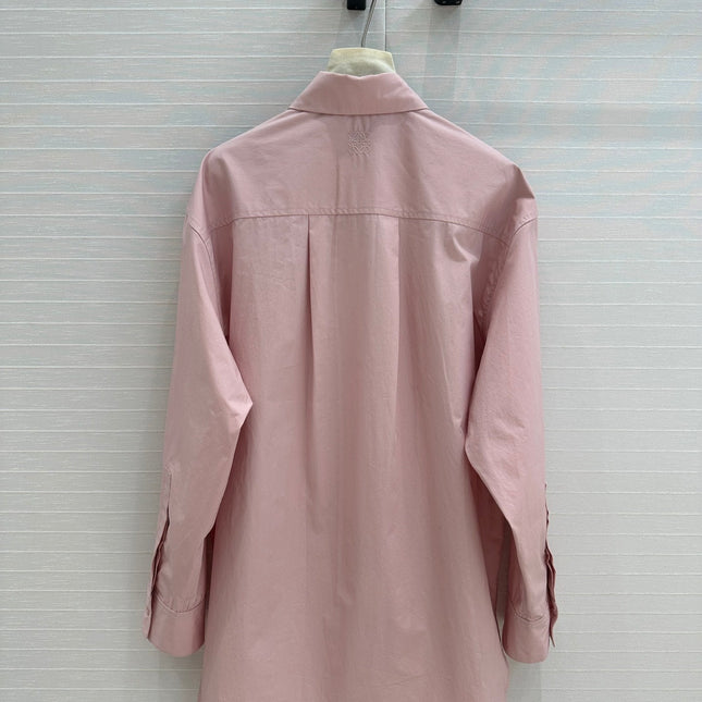 Loewe 25 Shirt Pink Cotton