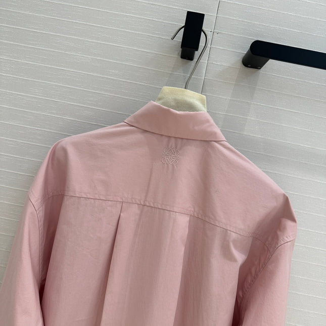 Loewe 25 Shirt Pink Cotton