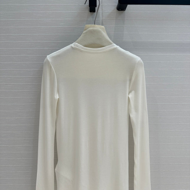 Loewe Long-sleeve T-shirt White Lyocell