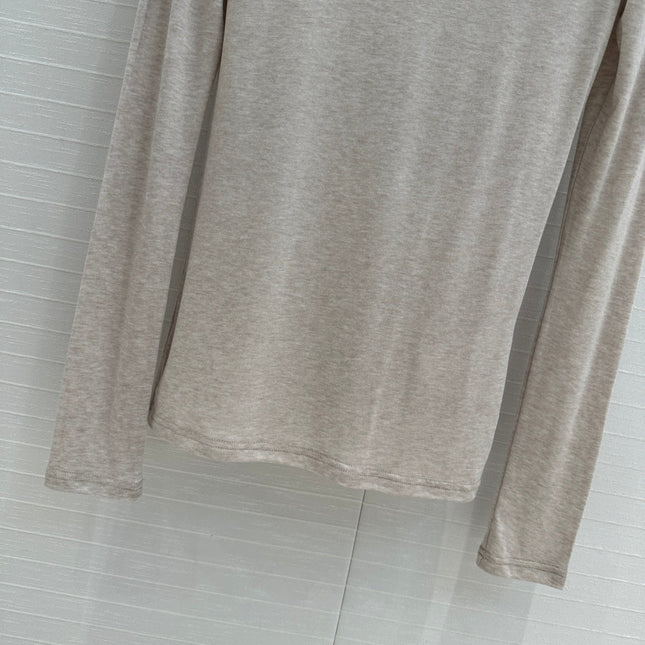 Loewe Long-sleeve T-shirt Gray Lyocell