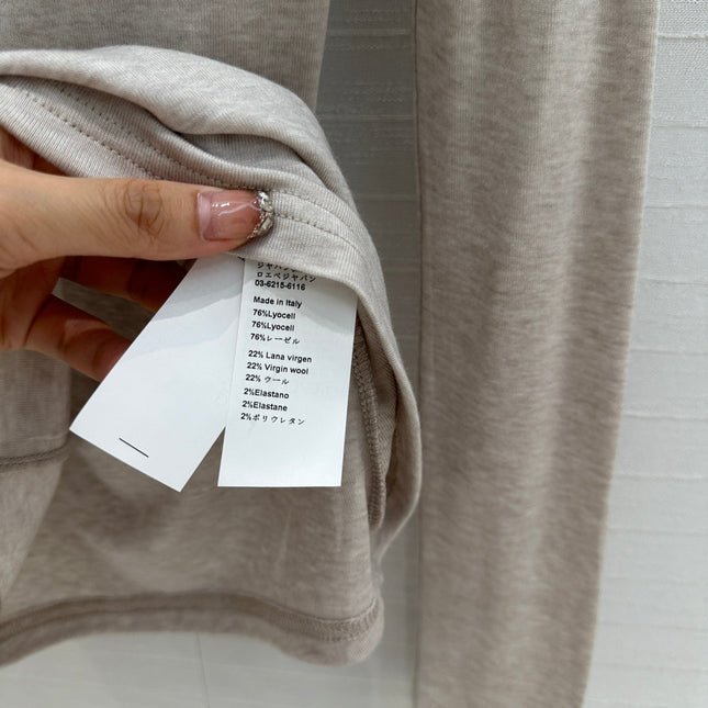 Loewe Long-sleeve T-shirt Gray Lyocell