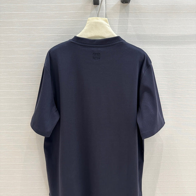 Loewe 25 T-shirt Dark Blue Cotton