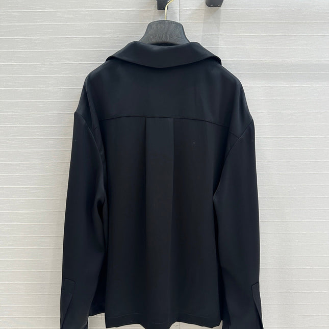 Loewe Shirt Black Acetate Fiber