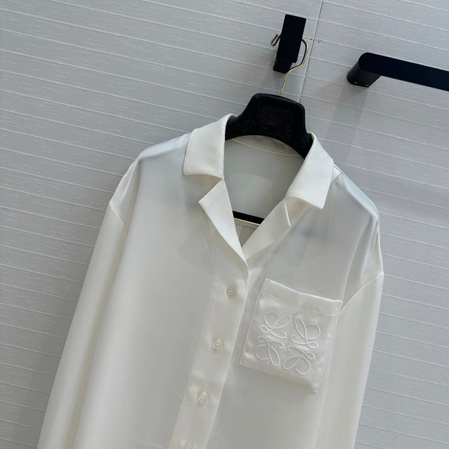 Loewe Shirt White Acetate Fiber