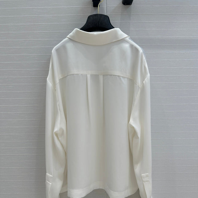 Loewe Shirt White Acetate Fiber