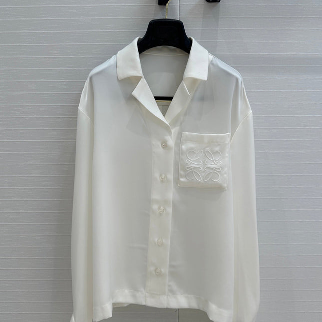 Loewe Shirt White Acetate Fiber