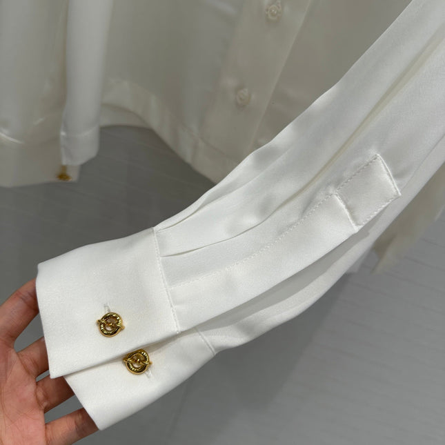 Loewe Shirt White Acetate Fiber