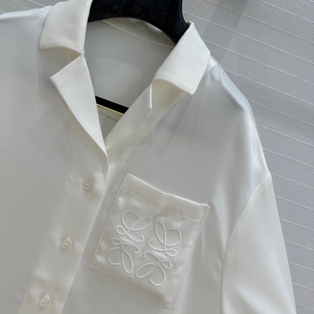 Loewe Shirt White Acetate Fiber