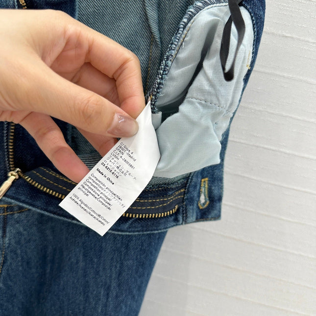 Loewe Straight Jeans Blue Cotton