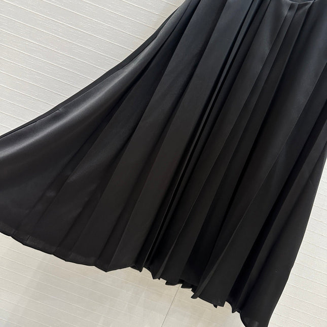 Loewe Dress Black Polyester Fiber