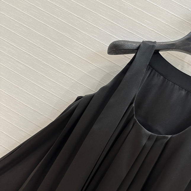 Loewe Dress Black Polyester Fiber