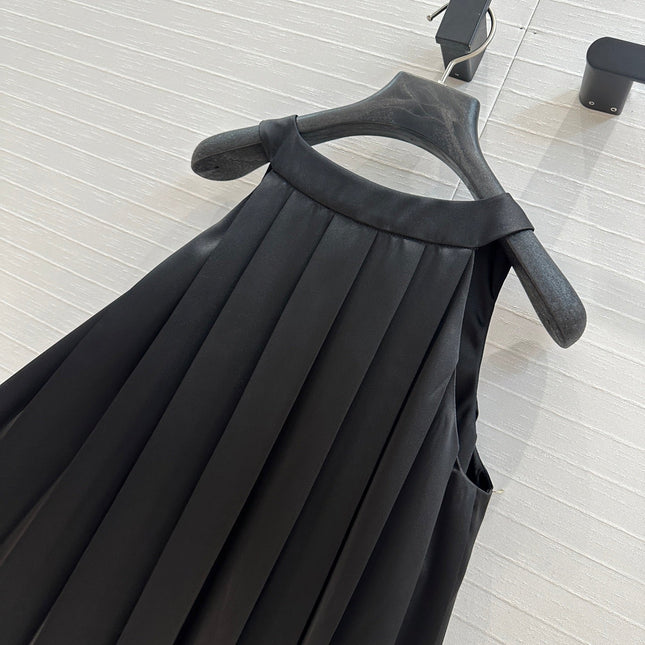 Loewe Dress Black Polyester Fiber