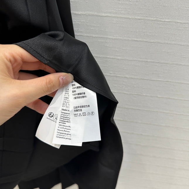 Loewe Dress Black Polyester Fiber