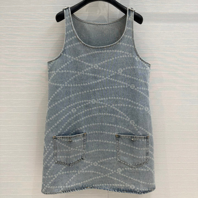 CC Denim Dress Blue Cotton