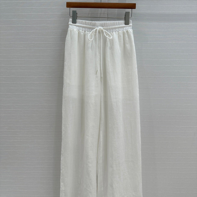 ZIMMERMANN LINEN LACE PANTS 276101