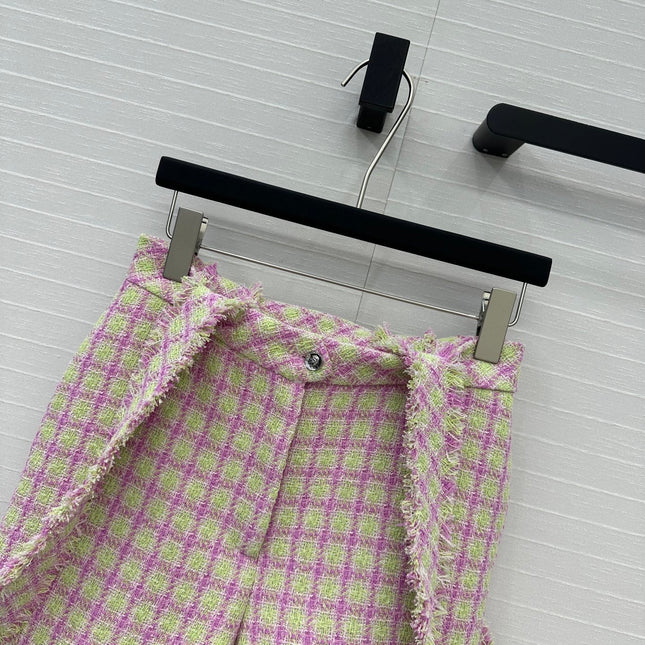 CC HIGH-WAISTED TWEED SHORTS 268288