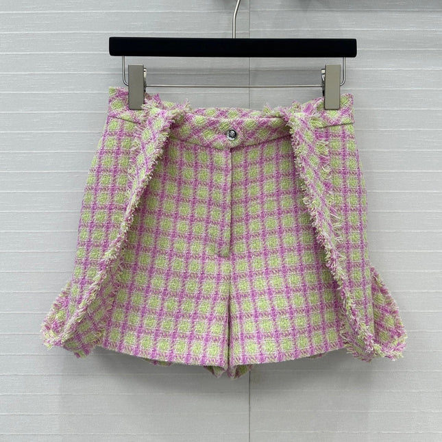 CC HIGH-WAISTED TWEED SHORTS 268288