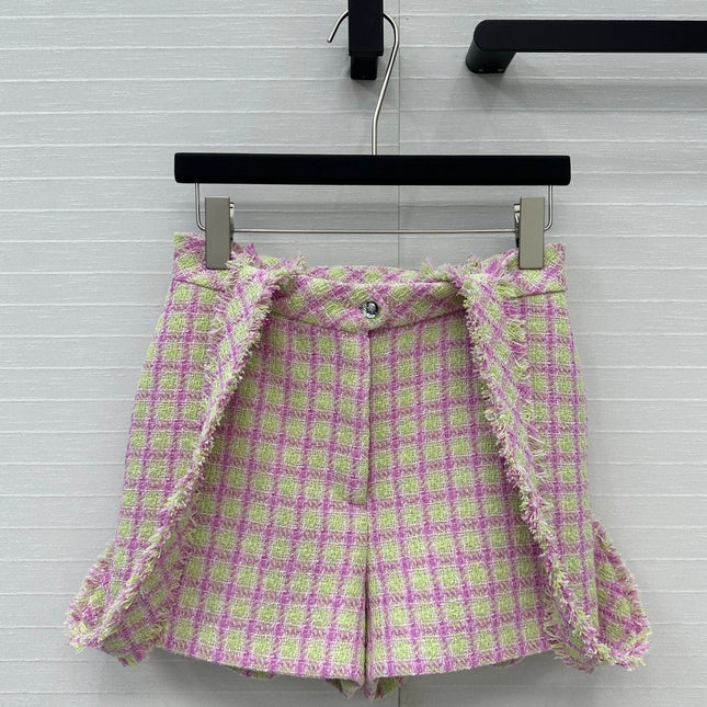 CC HIGH-WAISTED TWEED SHORTS 268288