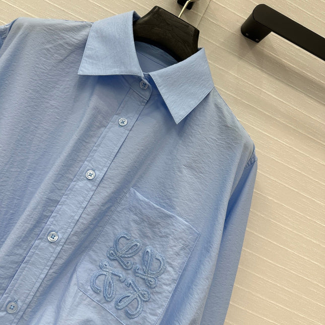 Loewe T-shirt Blue Cotton