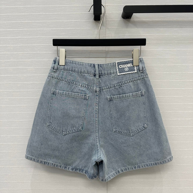 CC 25 Short Light Blue Denim Cotton