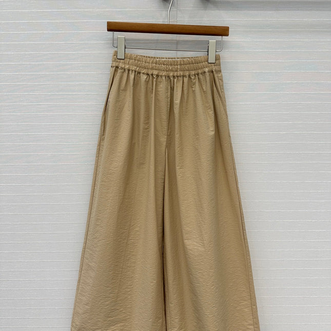 Loewe Pants Khaki Cotton