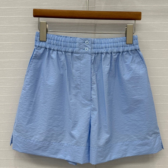 Loewe Short Blue Cotton