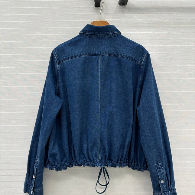 Loewe Shirt Jacket Blue Cotton