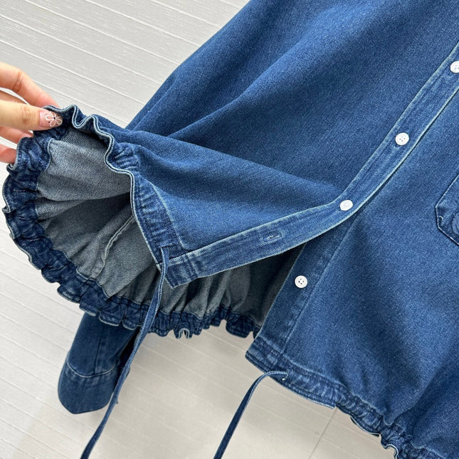 Loewe Shirt Jacket Blue Cotton