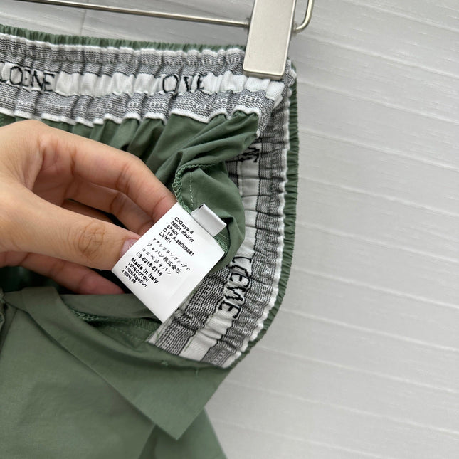 Loewe Short Green Cotton