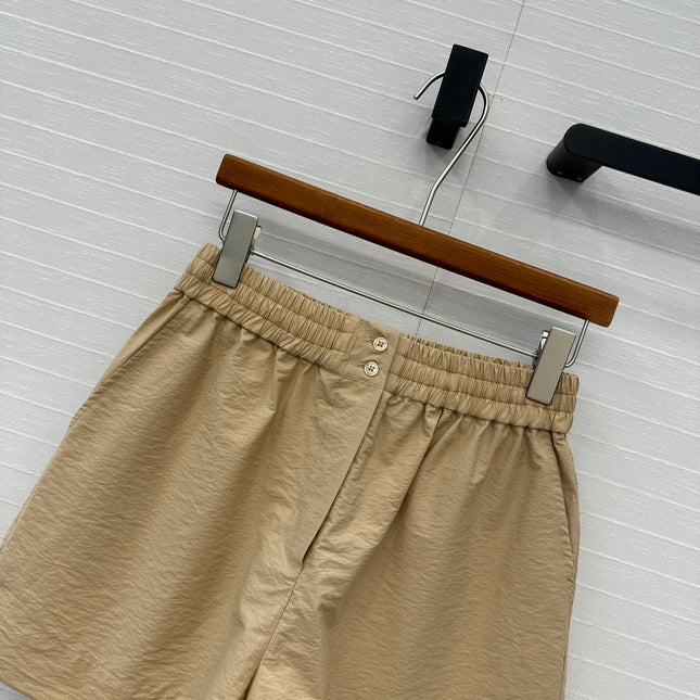 Loewe Short Khaki Cotton