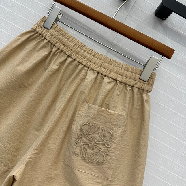 Loewe Short Khaki Cotton
