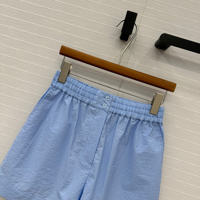 Loewe Short Blue Cotton