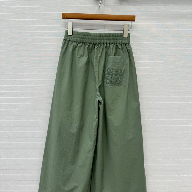 Loewe Pants Green Cotton