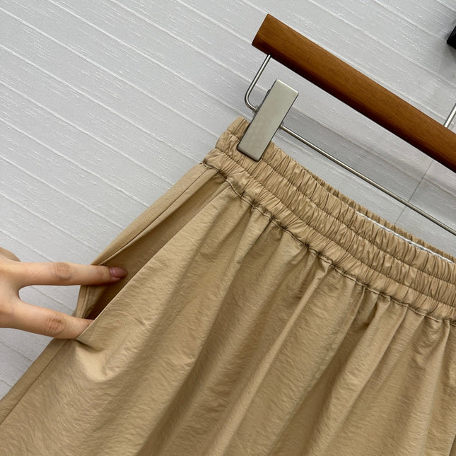 Loewe Pants Khaki Cotton