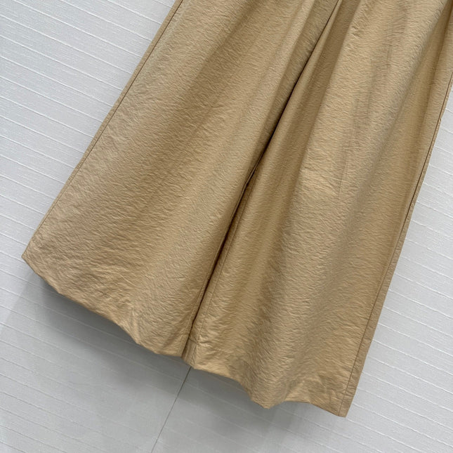 Loewe Pants Khaki Cotton