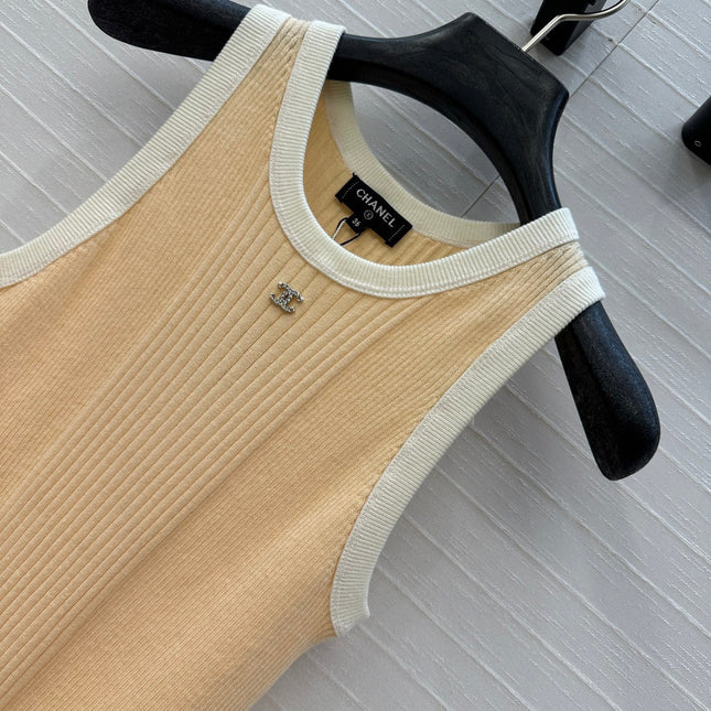 CC 25 Knitted Dress Yellow Cotton