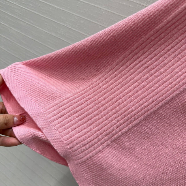 CC 25 Knitted Dress Pink Cotton