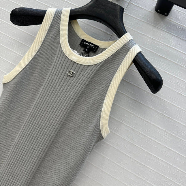 CC 25 Knitted Dress gray Cotton