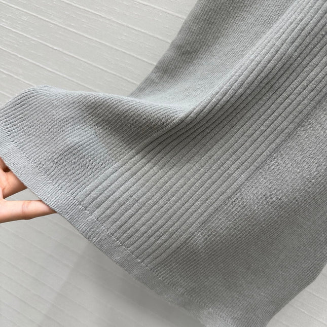 CC 25 Knitted Dress gray Cotton