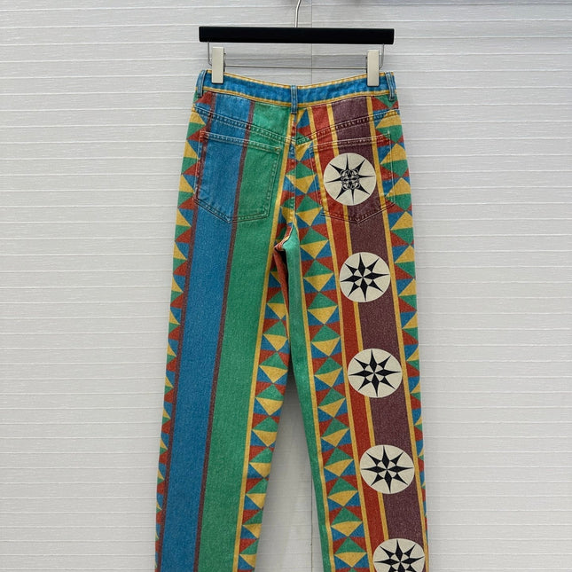 Loewe Pants Multicolor Cotton