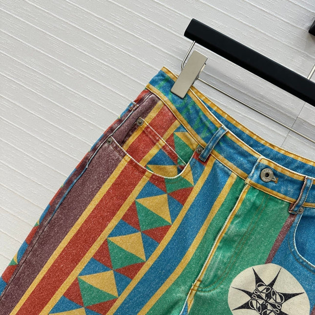 Loewe Pants Multicolor Cotton
