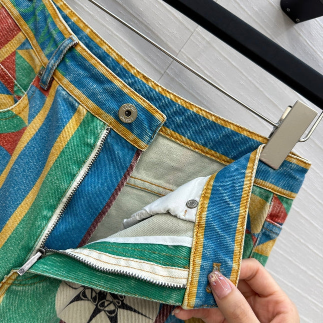 Loewe Pants Multicolor Cotton