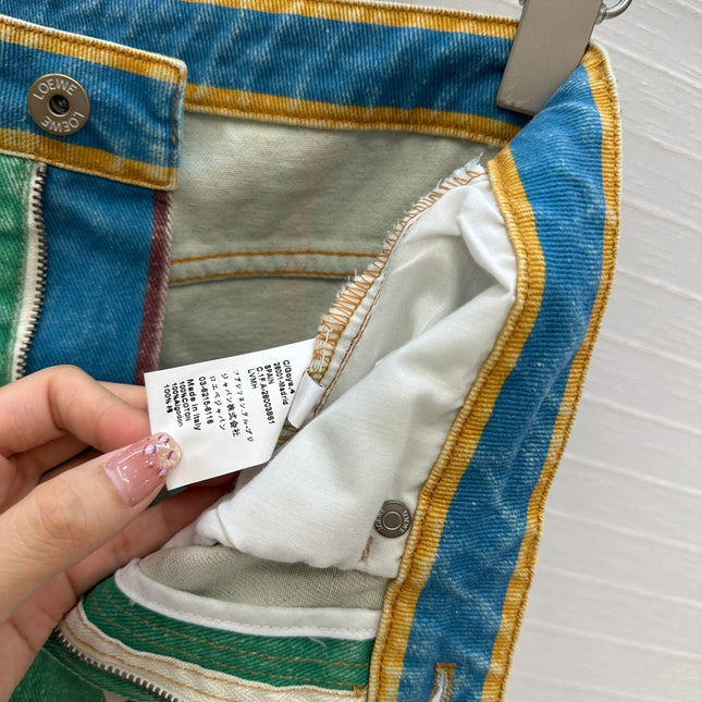 Loewe Pants Multicolor Cotton